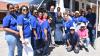 Western Cape Minister of Social Development Jaco Londt with DSD staff in front of the DSD mobile office