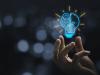AI brain and hand